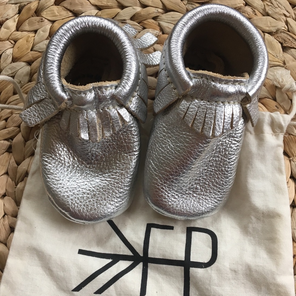 Freshly Picked Silver Moccasins